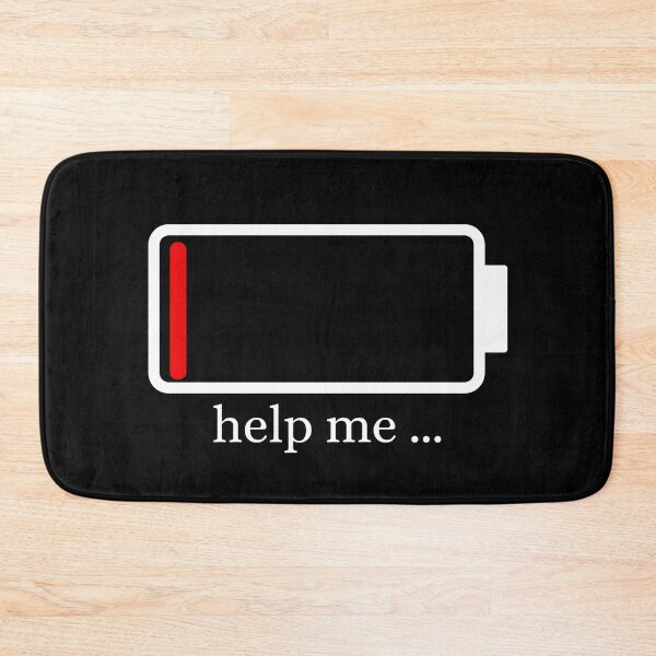 Item preview, Low battery help me ... designed and sold by Vittorio Shop.
