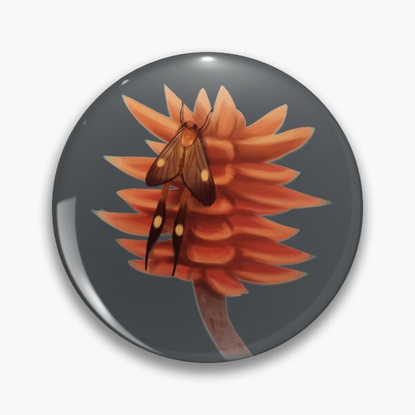 Item preview, Long-tailed burnet moth on succulent designed and sold by Amber LuvsBugs.