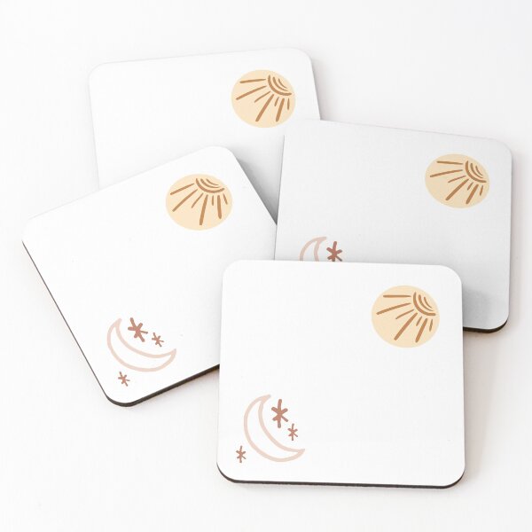 Item preview, Boho sun Boho moon Abstract Bohemian minimalist design designed and sold by HoldingIT.