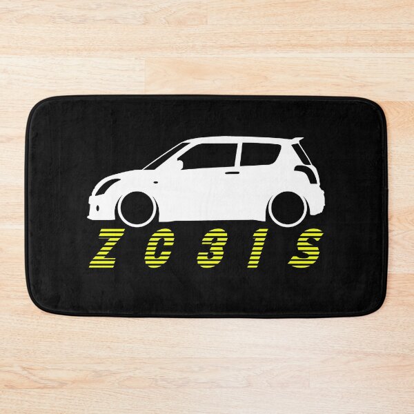 Item preview, Swift Sport ZC31S White Silhouette Yellow Text designed and sold by ChasingBRoads.