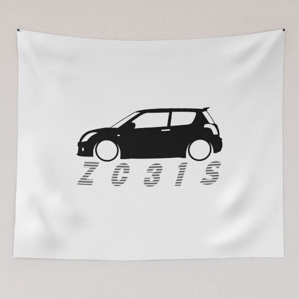 Item preview, Swift Sport ZC31S Black Silhouette Grey text designed and sold by ChasingBRoads.