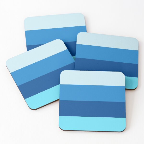 Item preview, Mermaid Blue Mix Solid Color designed and sold by WayneTower.