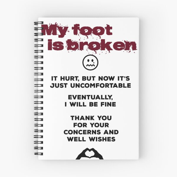Item preview, My foot is broken designed and sold by glums112.