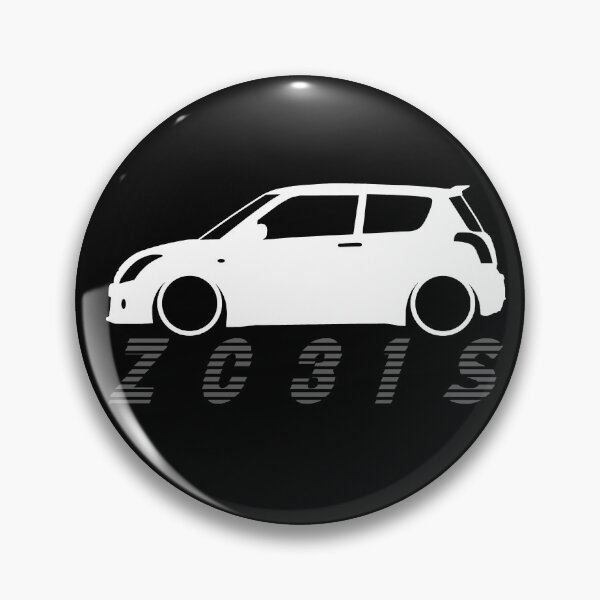Item preview, Swift Sport ZC31S White Silhouette Grey Text designed and sold by ChasingBRoads.