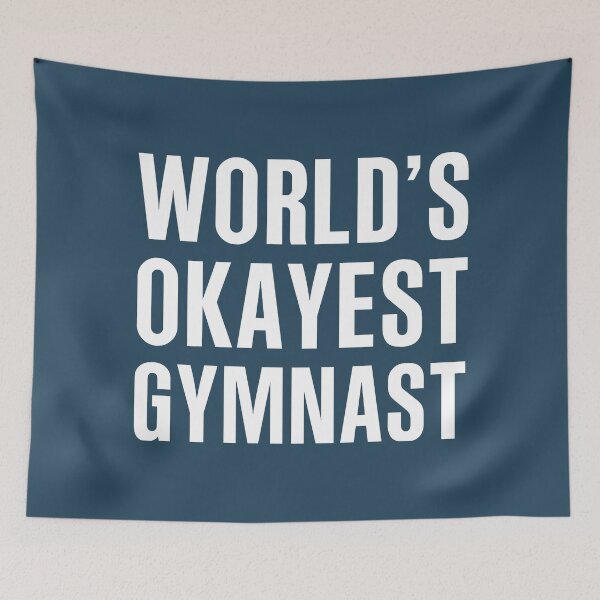 Item preview, Worlds Okayest Gymnast designed and sold by CeciLop.