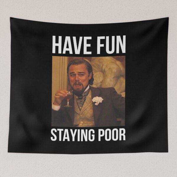 Item preview, Lover Gift Leo Dicaprio Have Fun Staying Poor Christmas designed and sold by IrwinMante.
