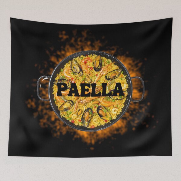 Item preview, Paella Seafood Rice Valencia Classic Dish Mussels Shrimp Clams Sausage Family Style designed and sold by CBCreations73.