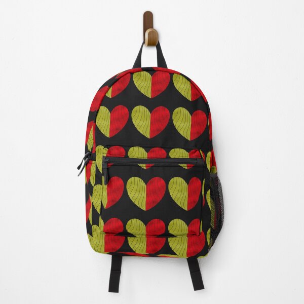 Item preview, Yellow & Red Balloon Mandala Split Heart designed and sold by rainestore.