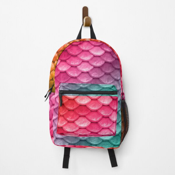 Item preview, Beautiful pastel diagonal rainbow spectrum II mermaid fish Scales designed and sold by Glimmersmith.
