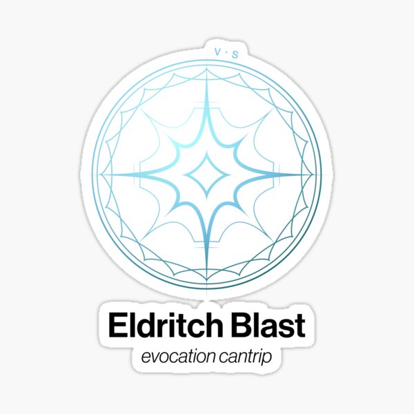 Item preview, Eldritch Blast Spell Symbol designed and sold by Unspelled.