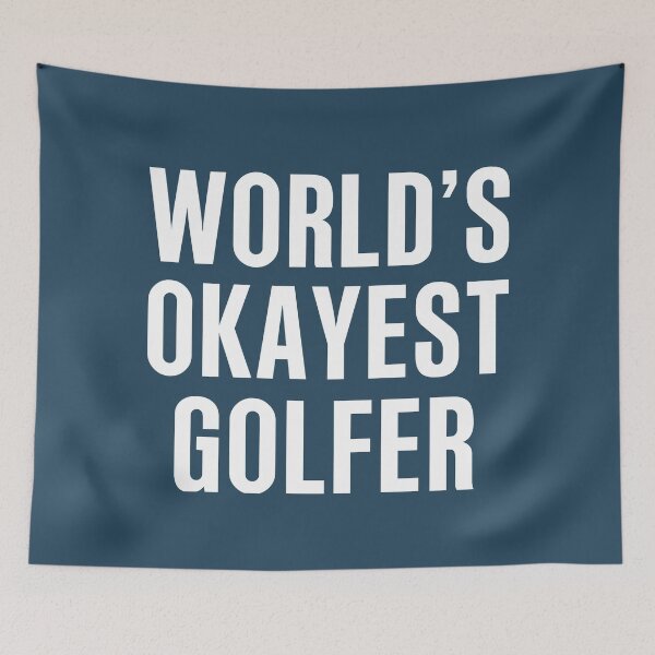 Item preview, Worlds Okayest Golfer designed and sold by CeciLop.