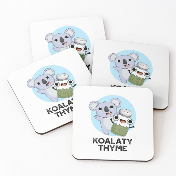 Item preview, Koala-ty Thyme Funny Koala Puns  designed and sold by punnybone.