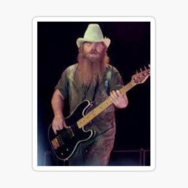 “Dusty Hill " Sticker for Sale by Jarridbg | Redbubble