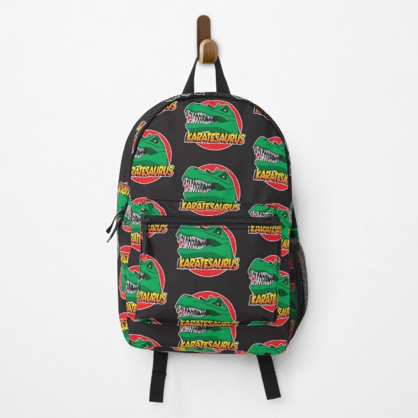 Item preview, Green Tyrannosaurus Rex (T-rex) Karatesaurus Graphic Text Design designed and sold by NightGleam.