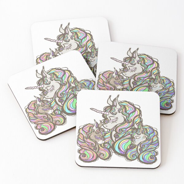 Item preview, Mother of Twins Unicorn (Boy and Girl) designed and sold by JanGrackle.