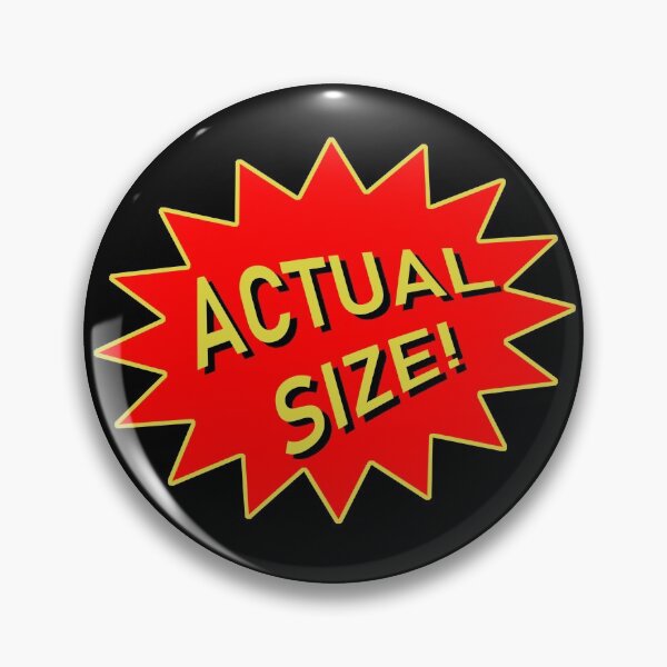 Item preview, Actual Size! designed and sold by Jugsharks.