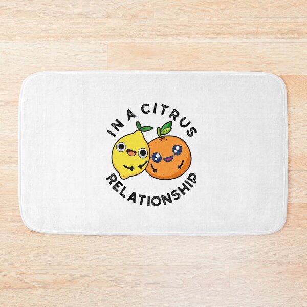 Item preview, In A Citrus Relationship Cute Fruit Puns designed and sold by punnybone.