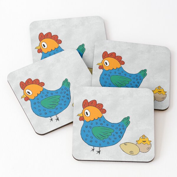 Item preview, chicken and chicks designed and sold by kelseyadamsart.