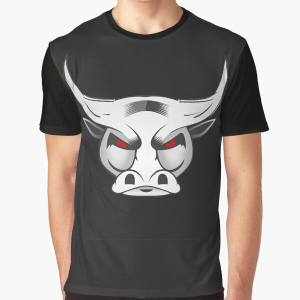 Bull-Black Graphic T-Shirt