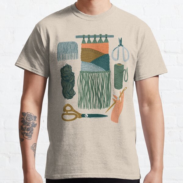 Weaving Flat Lay Classic T-Shirt