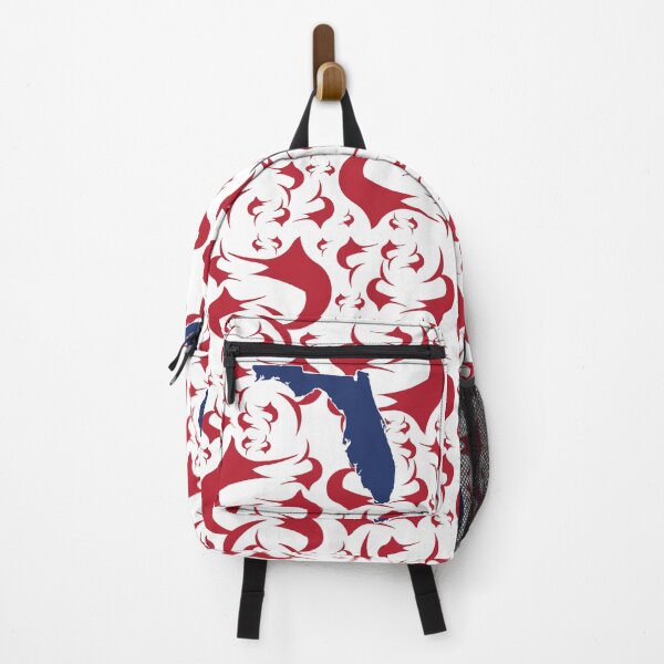 Item preview, Florida engulfed in red Swordfish Marlin Pattern designed and sold by pelagio.