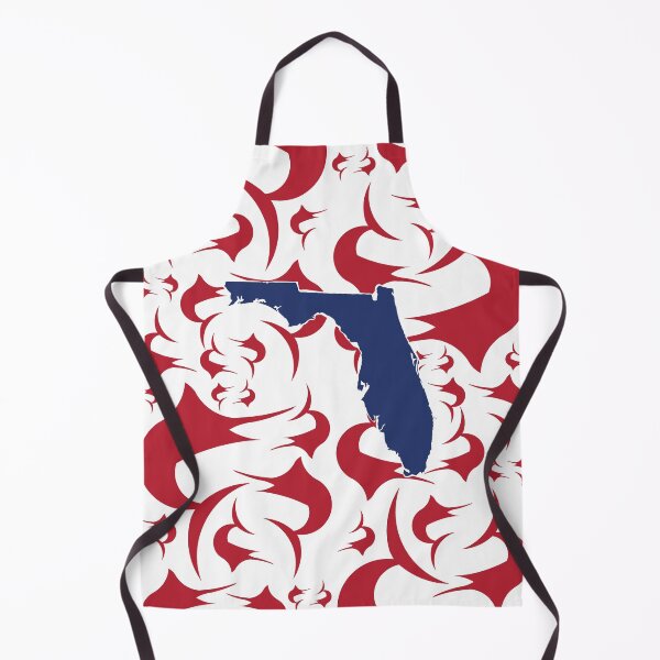 Item preview, Florida engulfed in red Swordfish Marlin Pattern designed and sold by pelagio.