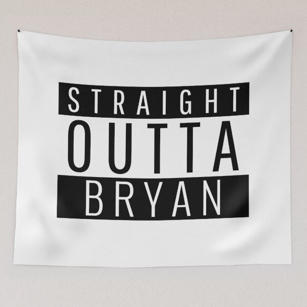 Item preview, Straight Outta Bryan Texas  designed and sold by Teelogic.