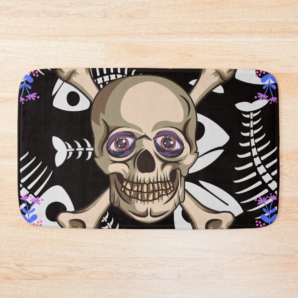 Item preview, Skull Floral Eyes designed and sold by CurlyFayeDesign.