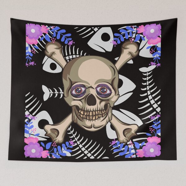Item preview, Ojos florales de calavera designed and sold by CurlyFayeDesign.