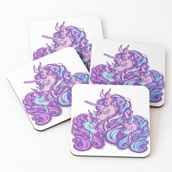 Item preview, Mother of Twins Unicorn (Girl and Girl) designed and sold by JanGrackle.