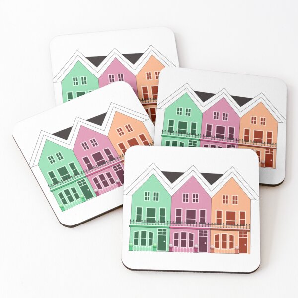 Item preview, Colorful pastel buildings in Italy designed and sold by DeclaDoylen.