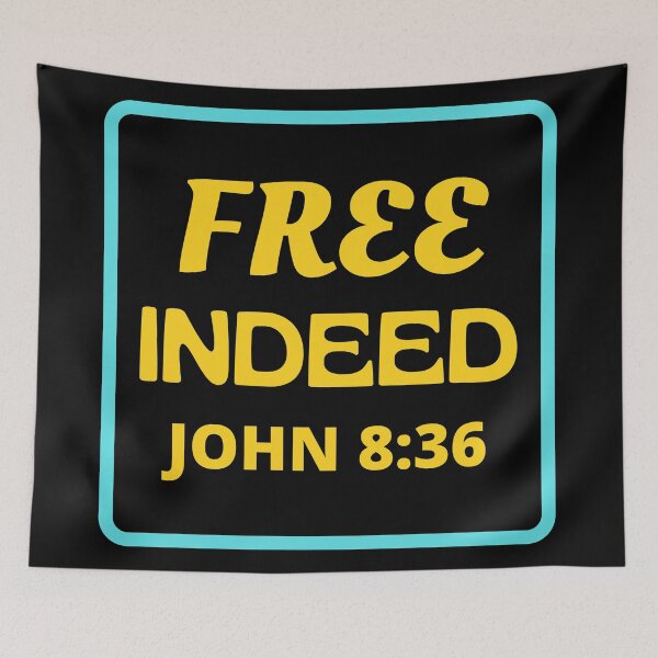 Item preview, Free Indeed - Christian designed and sold by Prayingwarrior.