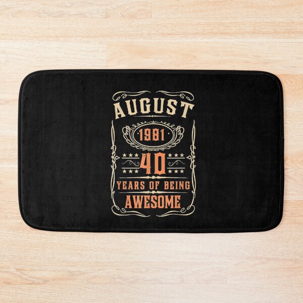 Item preview, AUGUST 1981 Birthday 40 Years of Being Awesome Gift  designed and sold by CuthbertShop.