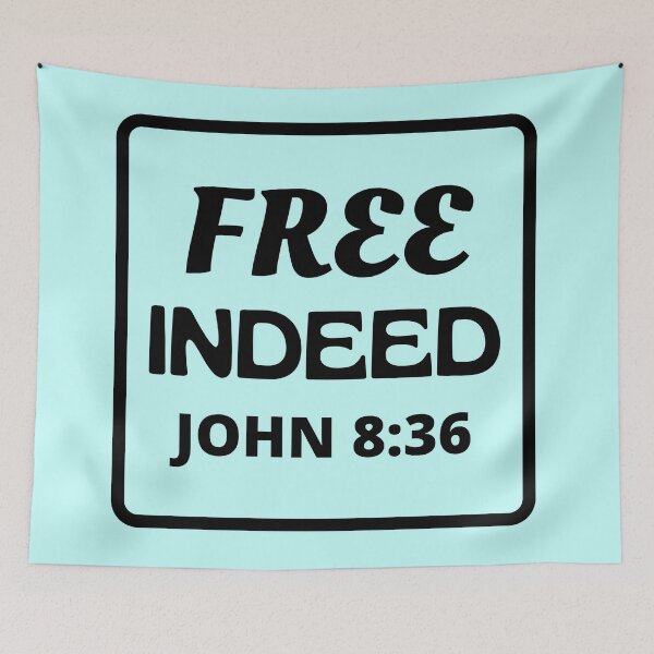 Item preview, Free Indeed - Christian designed and sold by Prayingwarrior.