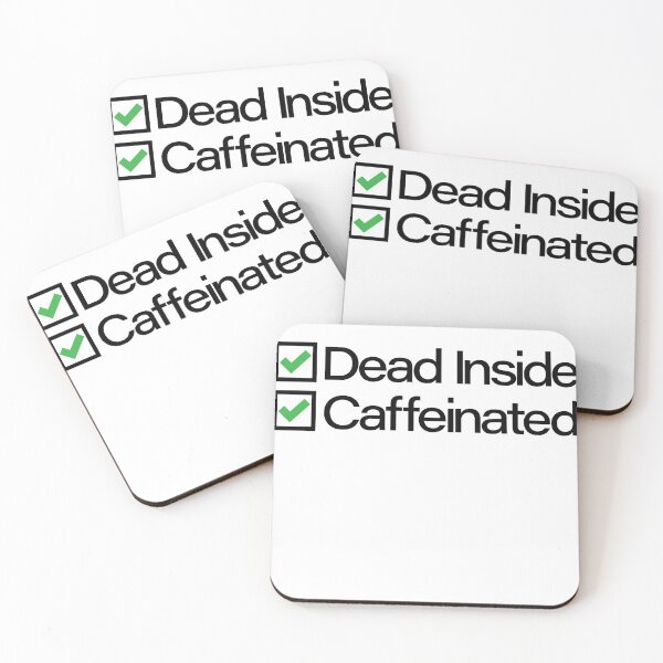 Artikelvorschau, Innen tot, aber koffeinhaltig entworfen und verkauft von HoganMerch.