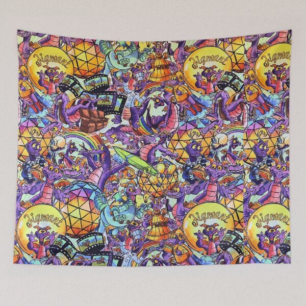 Item preview, figment epcot collage 1 designed and sold by amantu.