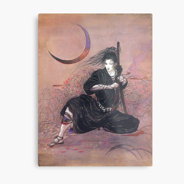 Yoshitaka Amano: Demons Roar Metal Print