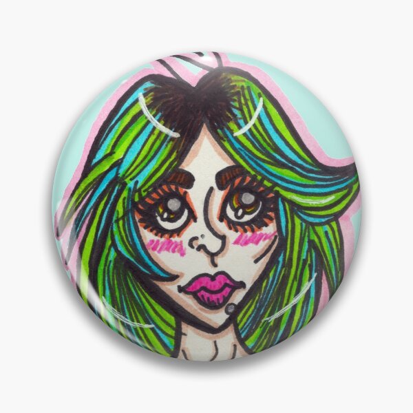 Item preview, Green Hair, Don't Care designed and sold by Casual-Funeral.