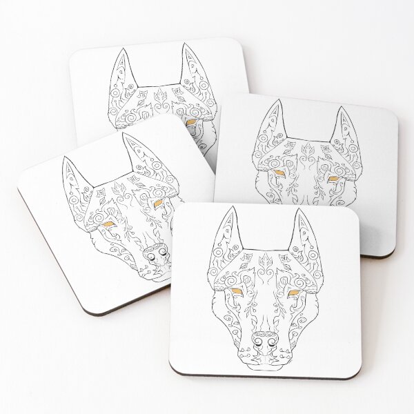 Item preview, Powerful Dog Tattoo designed and sold by Shaza Creative.