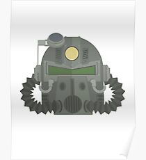 T-51 Power Armor Helmet Poster