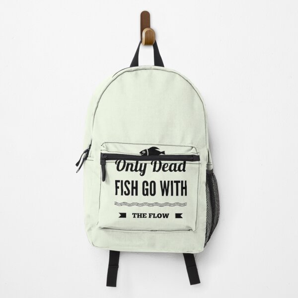 Item preview, Only Dead Fish Go With The Flow designed and sold by JOY STORE 45.
