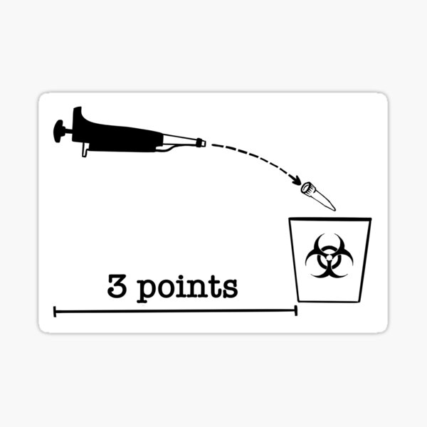 Item preview, Pipette tip basketball designed and sold by Science Lab Designs.