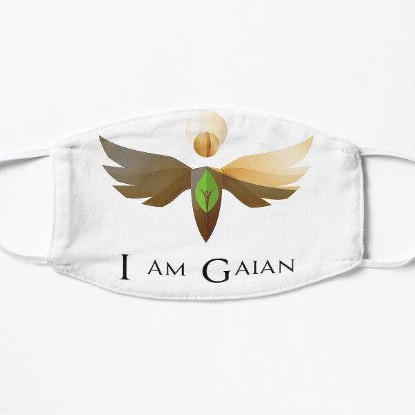 I am Gaian mask Flat Mask