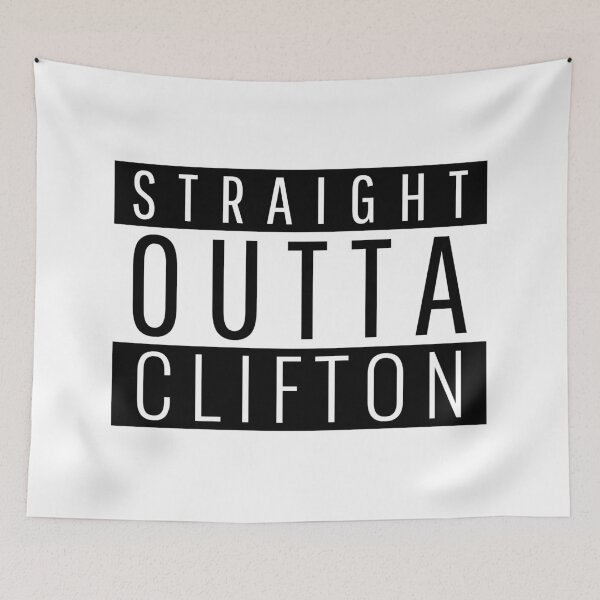Item preview, Straight Outta Clifton New Jersey  designed and sold by Teelogic.
