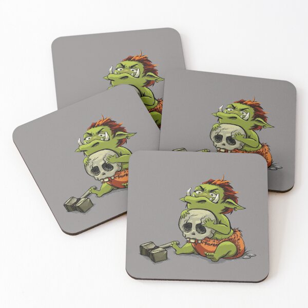 Item preview, Baby orc with favorite toys designed and sold by CatCarrot.