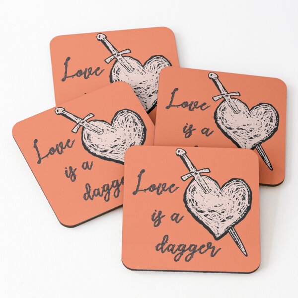 Item preview, Love Is A Dagger designed and sold by lazarosdesign.