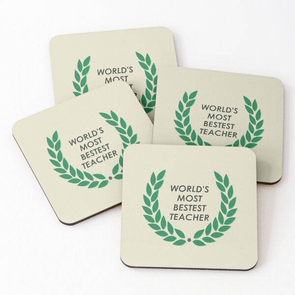 Item preview, World's Most Bestest Teacher designed and sold by FiaFiaPress.
