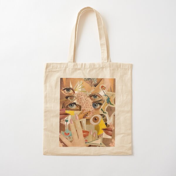 Vintage Supply abstract tote bag in ecru