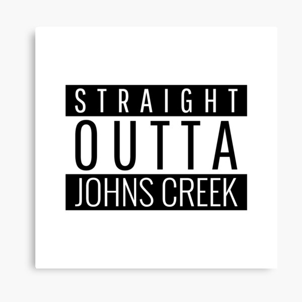 Item preview, Straight Outta Johns Creek Georgia  designed and sold by Teelogic.