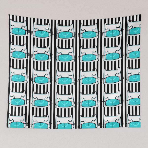 Item preview, Gatos médicos en máscaras para píos médicos designed and sold by Dance Vibes: Blingit Studios.